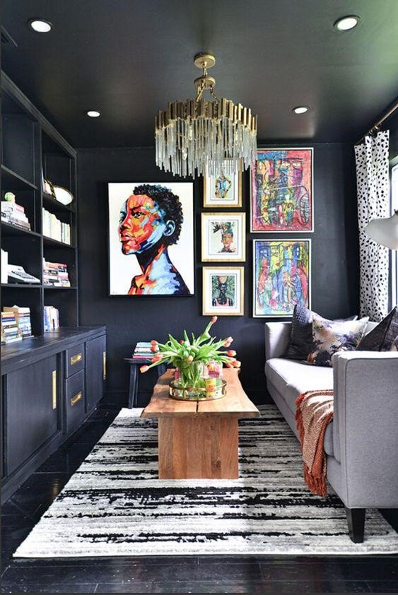 Integrating Modern Paintings into the decor of your living Room - Home ...