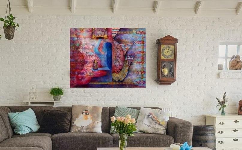 Choose modern paintings for living room that match your personal style