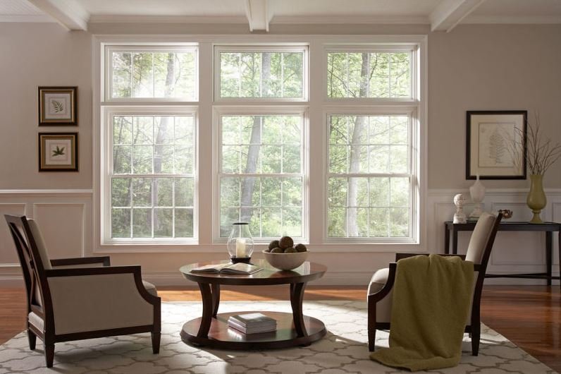 Double-hung window design for contemporary houses