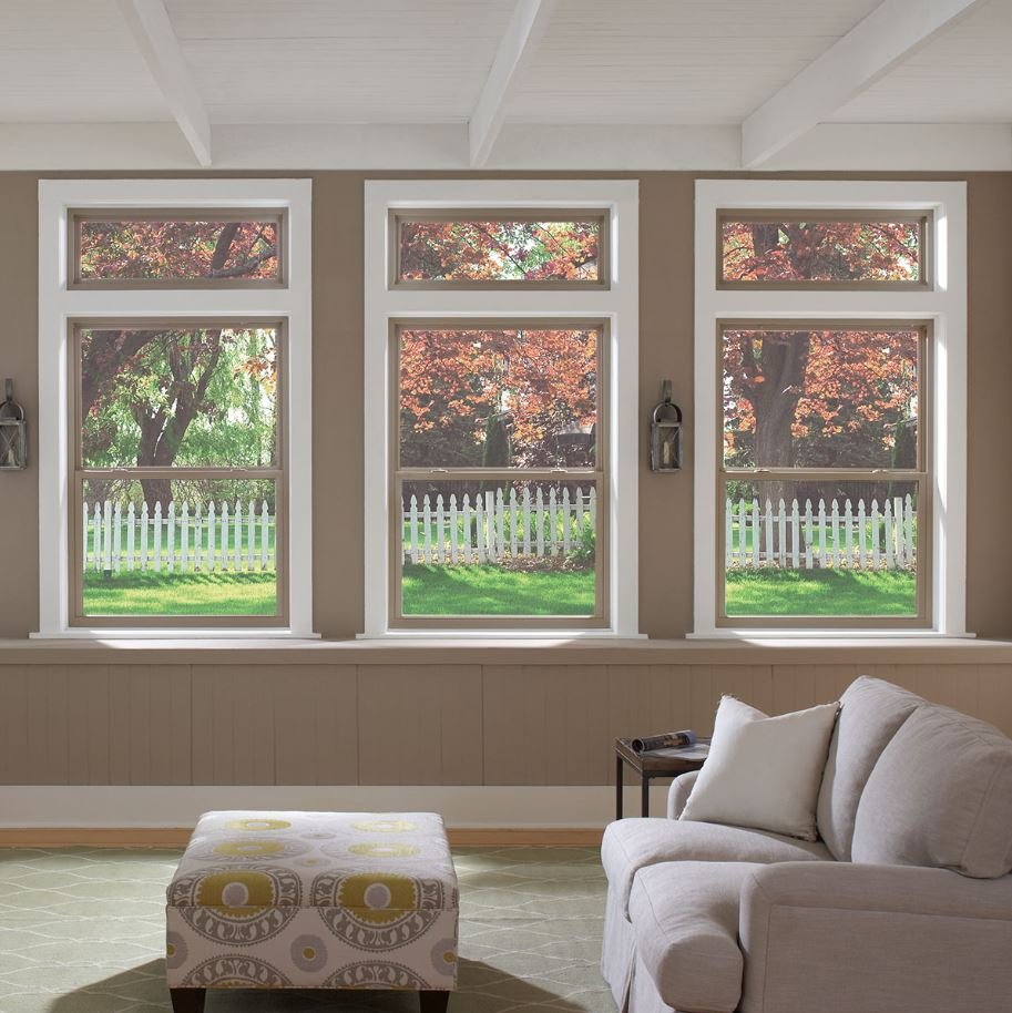 Single-hung contemporary window design for modern homes