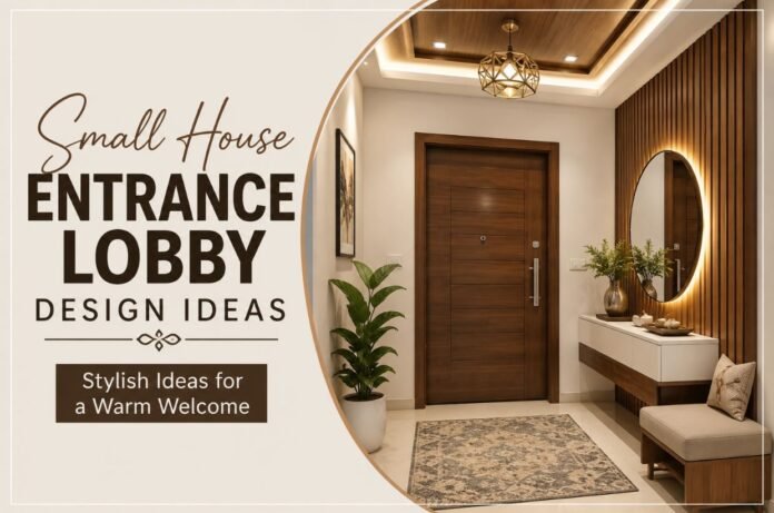Modern small house entrance lobby design ideas with elegant décor