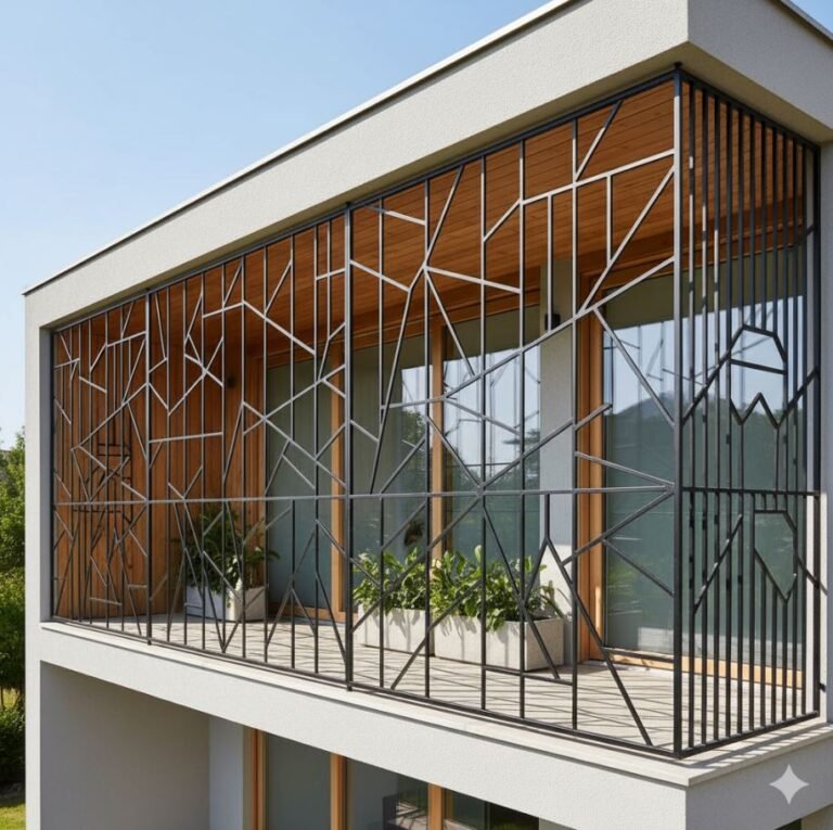 15 Stylish Modern Balcony Railing Design for House Front - Home Brightside