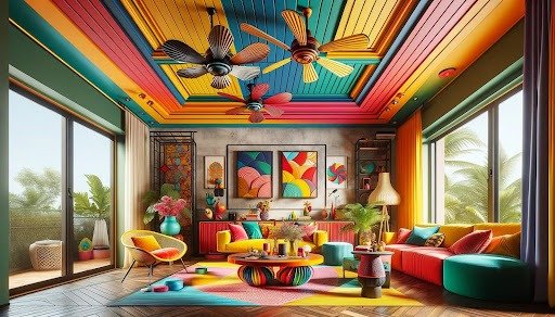 Rectangle False Ceiling Accent