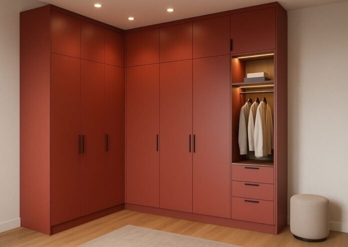 10 Corner Wardrobe Design Ideas - Home Brightside