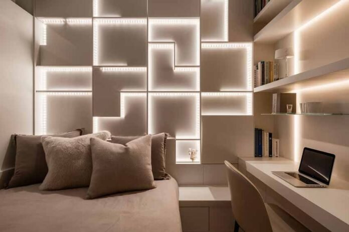 9 LED Panel Design Ideas for Small Bedroom - Home Brightside