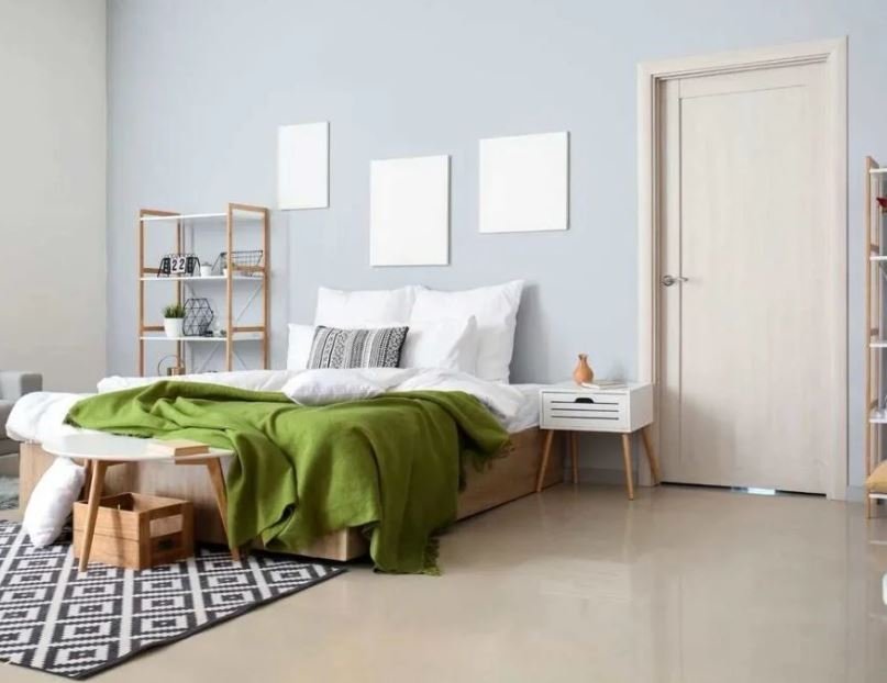 Stylish PVC bedroom door design for modern interiors