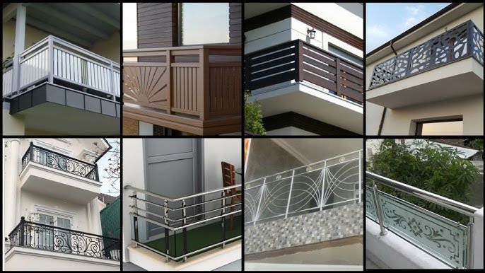 Balcony Railing Design for House Front