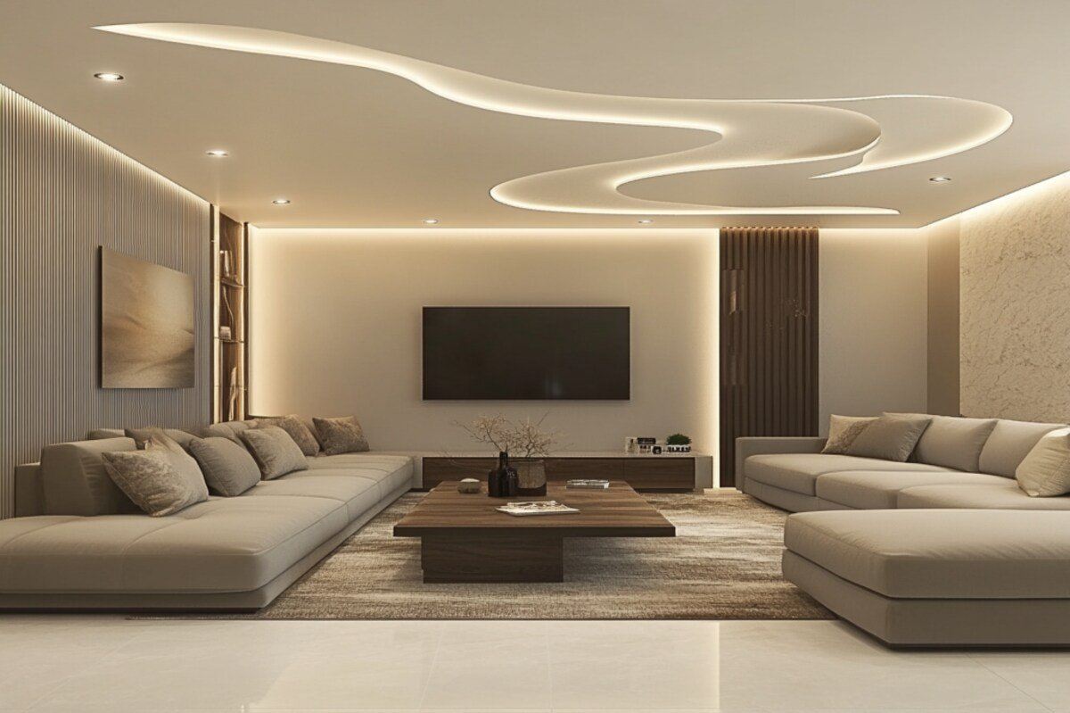 30 Living Room Modern Main Hall Fall Ceiling Design Ideas - Home Brightside