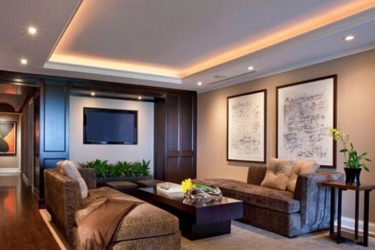30 Living Room Modern Main Hall Fall Ceiling Design Ideas - Home Brightside