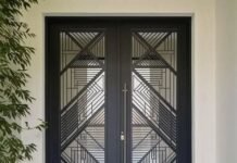 Safety Main Door Grill Designs for Flats