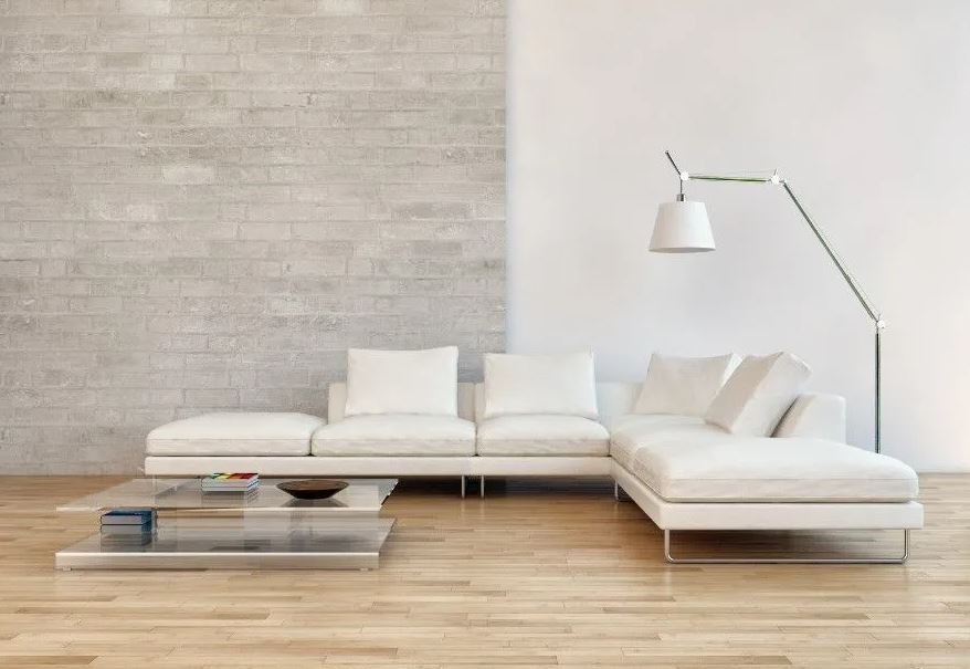 Classy Half Wall Tiles Design for Living Room