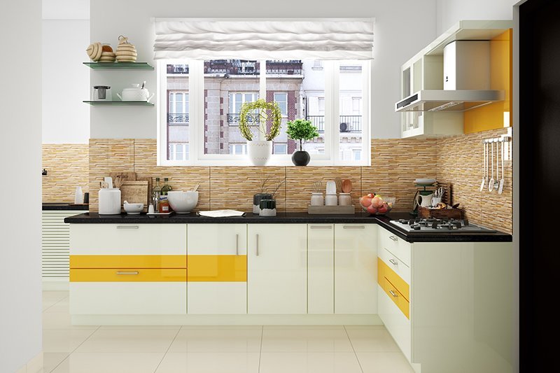L-Shaped Kitchen Design