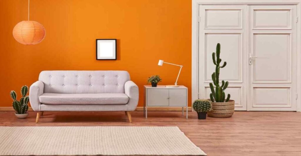 Orange Wall Paint Colour