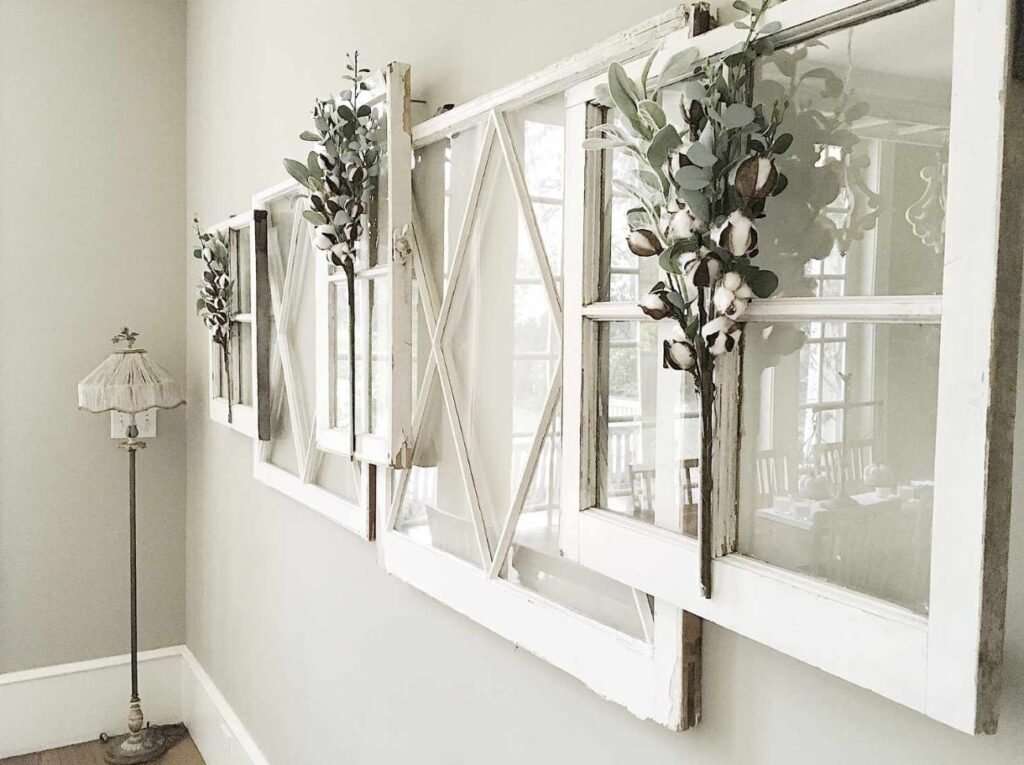 Vintage Window Gallery Wall