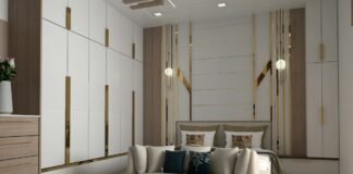 Calming Earth-Tone Wall Colors for Relaxing Modern Bedroom Sanctuaries Calming earth-tone wall colors in a modern minimalist bedroom sanctuary with warm lighting